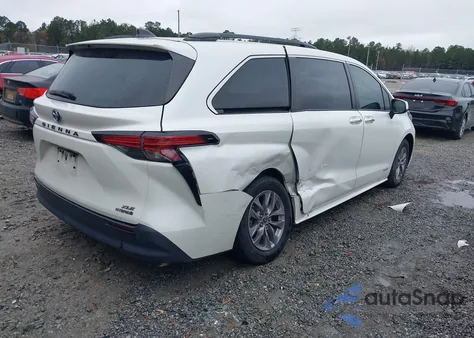 2021 Toyota Sienna Xle from USA, damaged, VIN 5TDYRKEC7MS014648